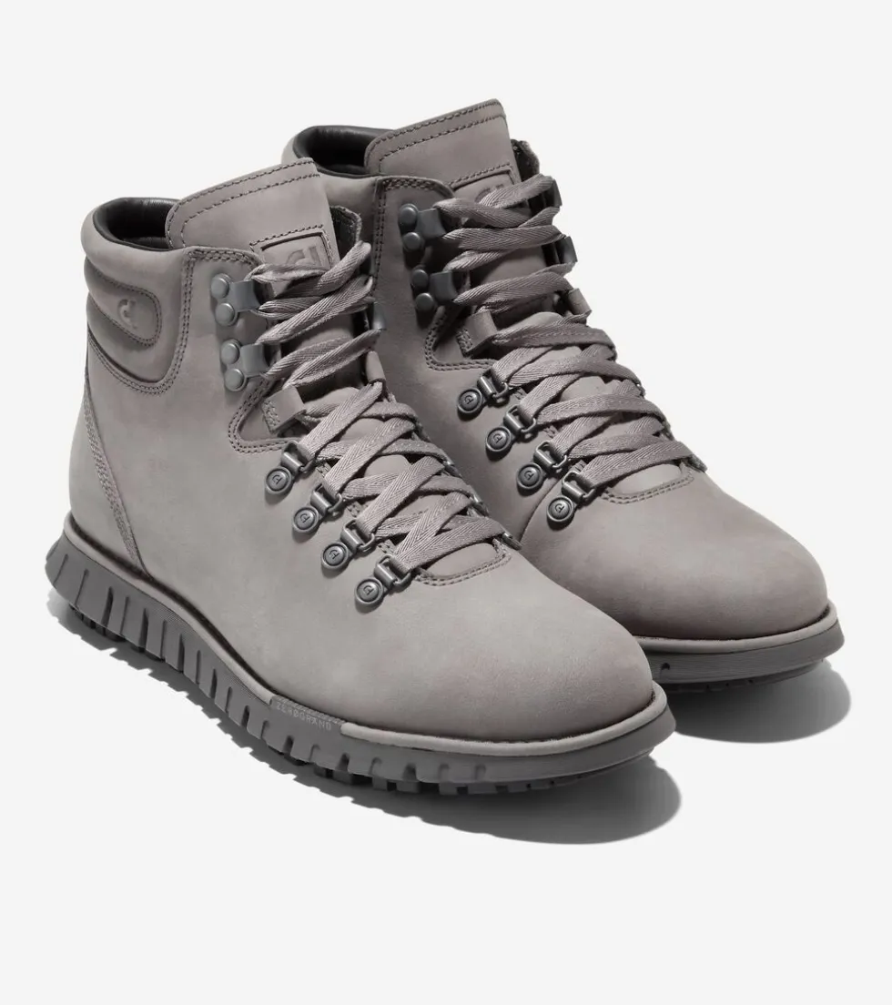 Cole Haan Boots*Men's ZERØGRAND Remastered Waterproof Hiking Boots DecemberSky-Black-Pavement
