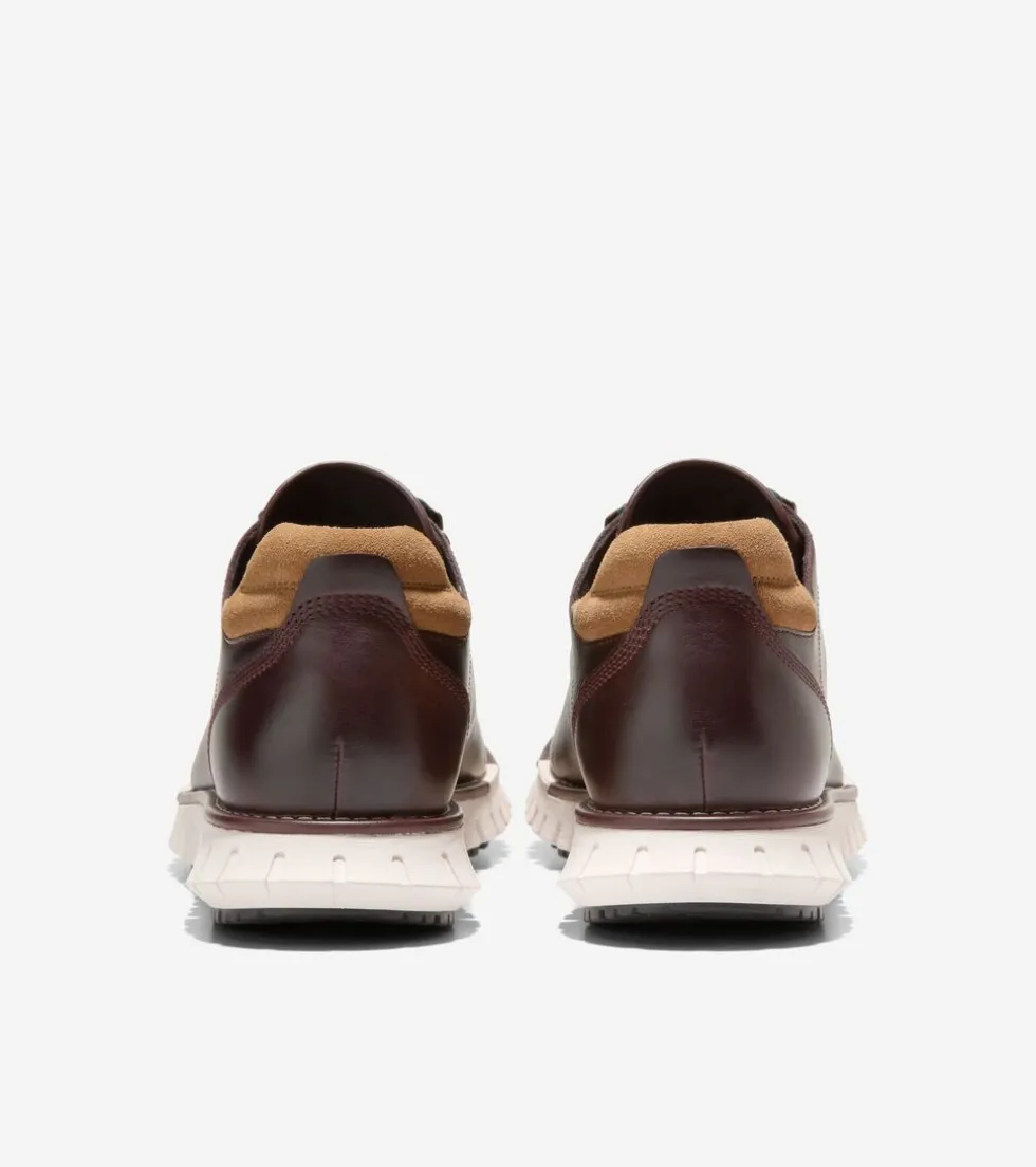 Cole Haan Boots*Men's ZERØGRAND Remastered Waterproof Low Hiking Boots DeepMahogany-LightAmber