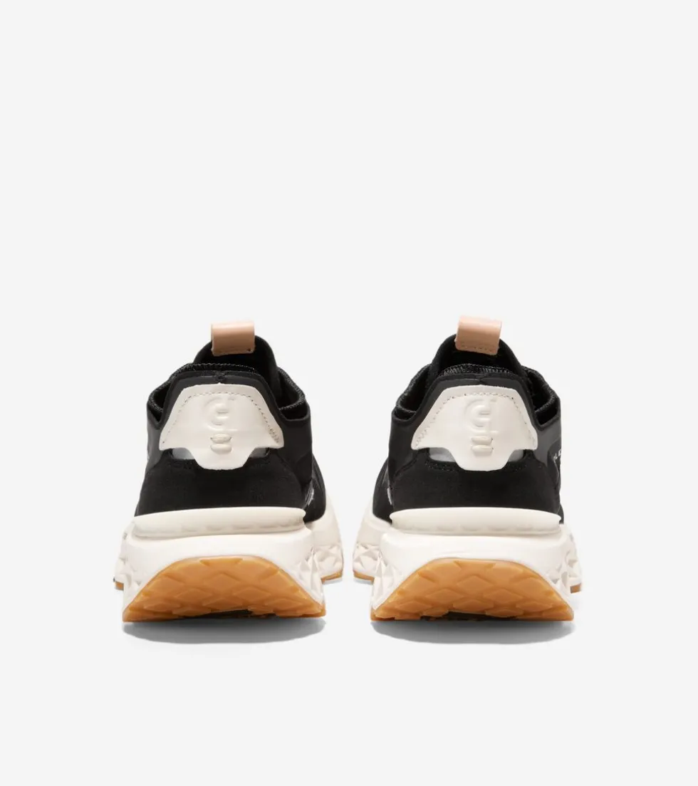 Cole Haan Running Shoes|Sneakers*Men's 5.ZERØGRAND Running Shoe Black-Periscope-Ivory