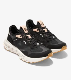 Cole Haan Running Shoes|Sneakers*Men's 5.ZERØGRAND Running Shoe Black-Periscope-Ivory