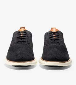 Cole Haan Extended Sizes & Widths|Dress Shoes*Men's 2.ZER&Oslash;GRAND Stitchlite&trade; Wingtip Oxfords BlackStitchlite&trade;-Ivory