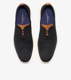 Cole Haan Extended Sizes & Widths|Dress Shoes*Men's 2.ZER&Oslash;GRAND Stitchlite&trade; Wingtip Oxfords BlackStitchlite&trade;-Ivory