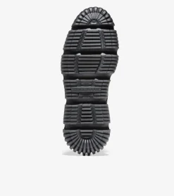 Cole Haan Extended Sizes & Widths|Dress Shoes*Men's 4.ZER&Oslash;GRAND Wingtip Winter Oxfords Black-GrayPinstripe