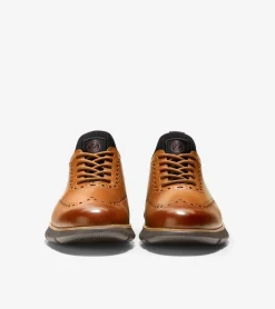 Cole Haan Dress Shoes|Oxfords*Men's 4.ZER&Oslash;GRAND Wingtip Oxfords BritishTan-Java