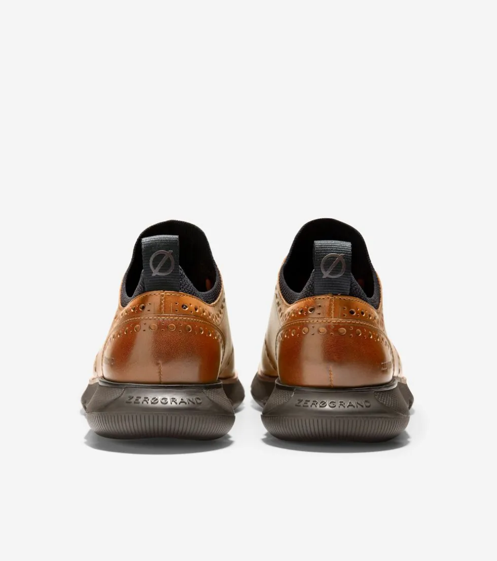 Cole Haan Dress Shoes|Oxfords*Men's 4.ZERØGRAND Wingtip Oxfords BritishTan-Java