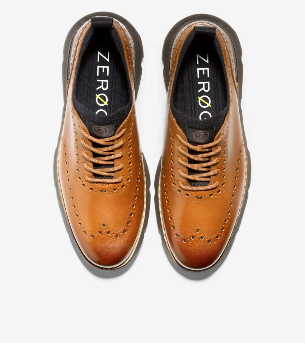 Cole Haan Dress Shoes|Oxfords*Men's 4.ZERØGRAND Wingtip Oxfords BritishTan-Java