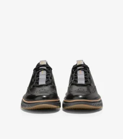 Cole Haan Extended Sizes & Widths|Dress Shoes*Men's 5.ZER&Oslash;GRAND Wingtip Oxfords Black-Pavement-Stormcloud