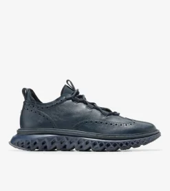 Cole Haan Oxfords*Men's 5.ZER&Oslash;GRAND Wingtip Oxfords Blueberry