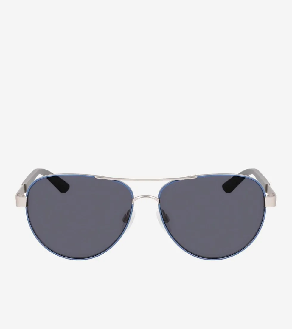 Cole Haan Sunglasses|Sunglasses*Two-Toned Navigator Sunglasses Navy