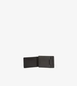 Cole Haan Wallets*Washington Perforated Card Case Black