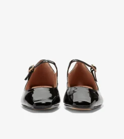 Cole Haan Dress Shoes|Flats & Ballets*Women's Bridge Mary Jane Ballet Flats BlackPatent
