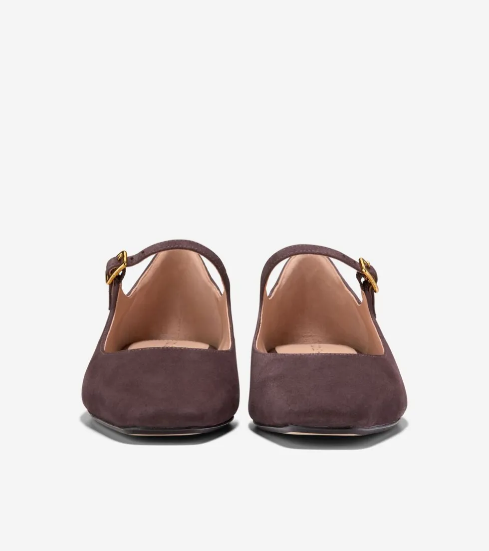 Cole Haan Dress Shoes|Flats & Ballets*Women's Bridge Mary Jane Ballet Flats Chocolate