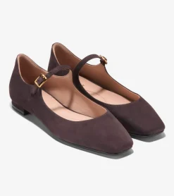 Cole Haan Dress Shoes|Flats & Ballets*Women's Bridge Mary Jane Ballet Flats Chocolate