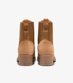 Cole Haan Boots*Women's Camea Waterproof Combat Boots II GoldenToffee