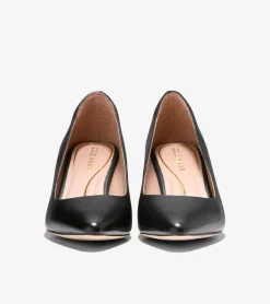 Cole Haan Dress Shoes|Heels & Pumps*Women's Cassandra Block Heel Pumps Black-Brown