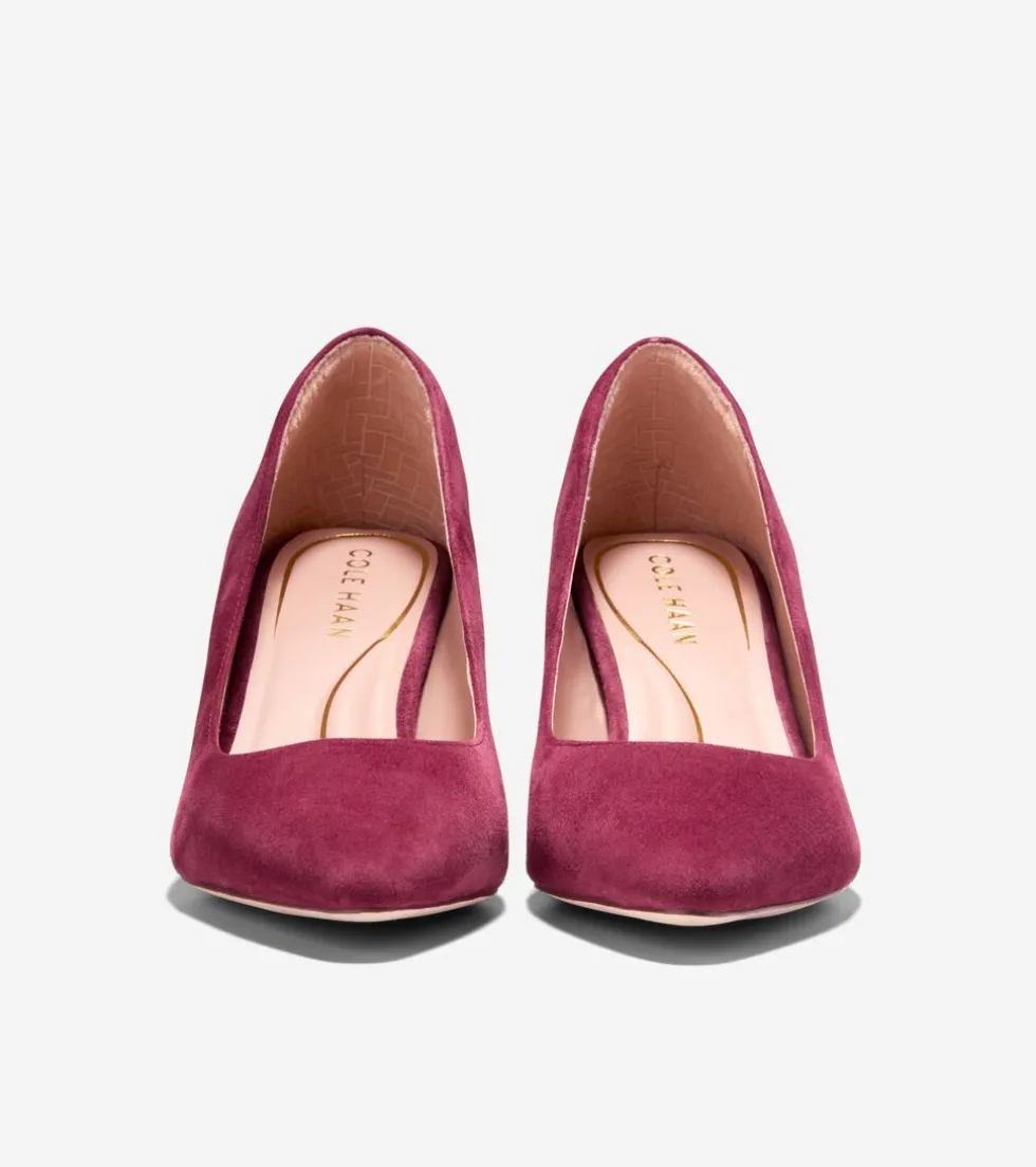 Cole Haan Dress Shoes|Heels & Pumps*Women's Cassandra Block Heel Pumps BlackCherry