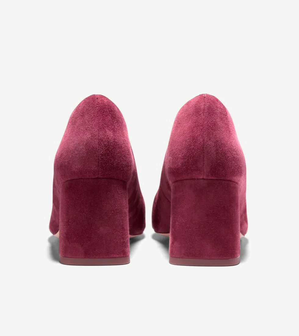 Cole Haan Dress Shoes|Heels & Pumps*Women's Cassandra Block Heel Pumps BlackCherry