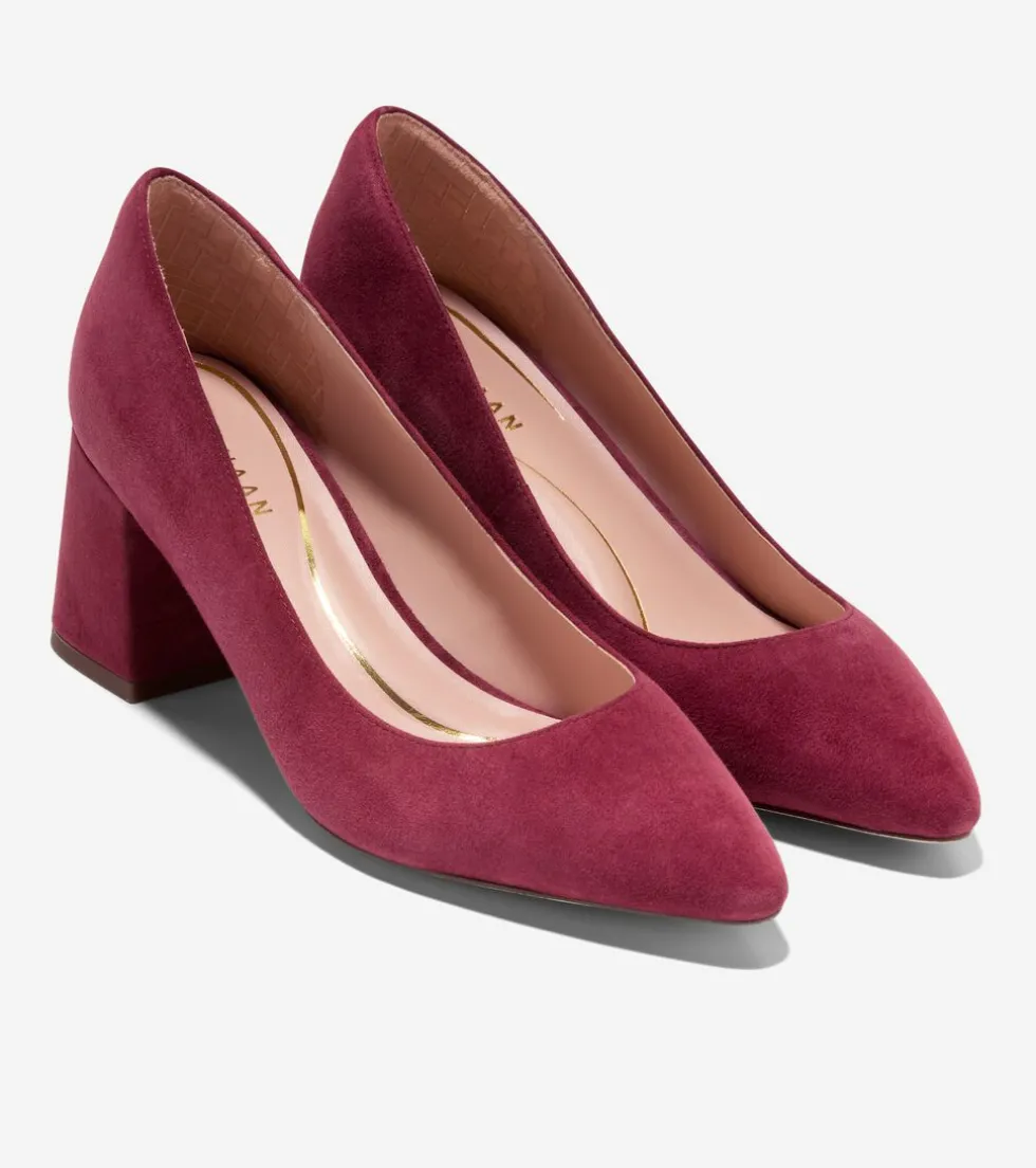 Cole Haan Dress Shoes|Heels & Pumps*Women's Cassandra Block Heel Pumps BlackCherry