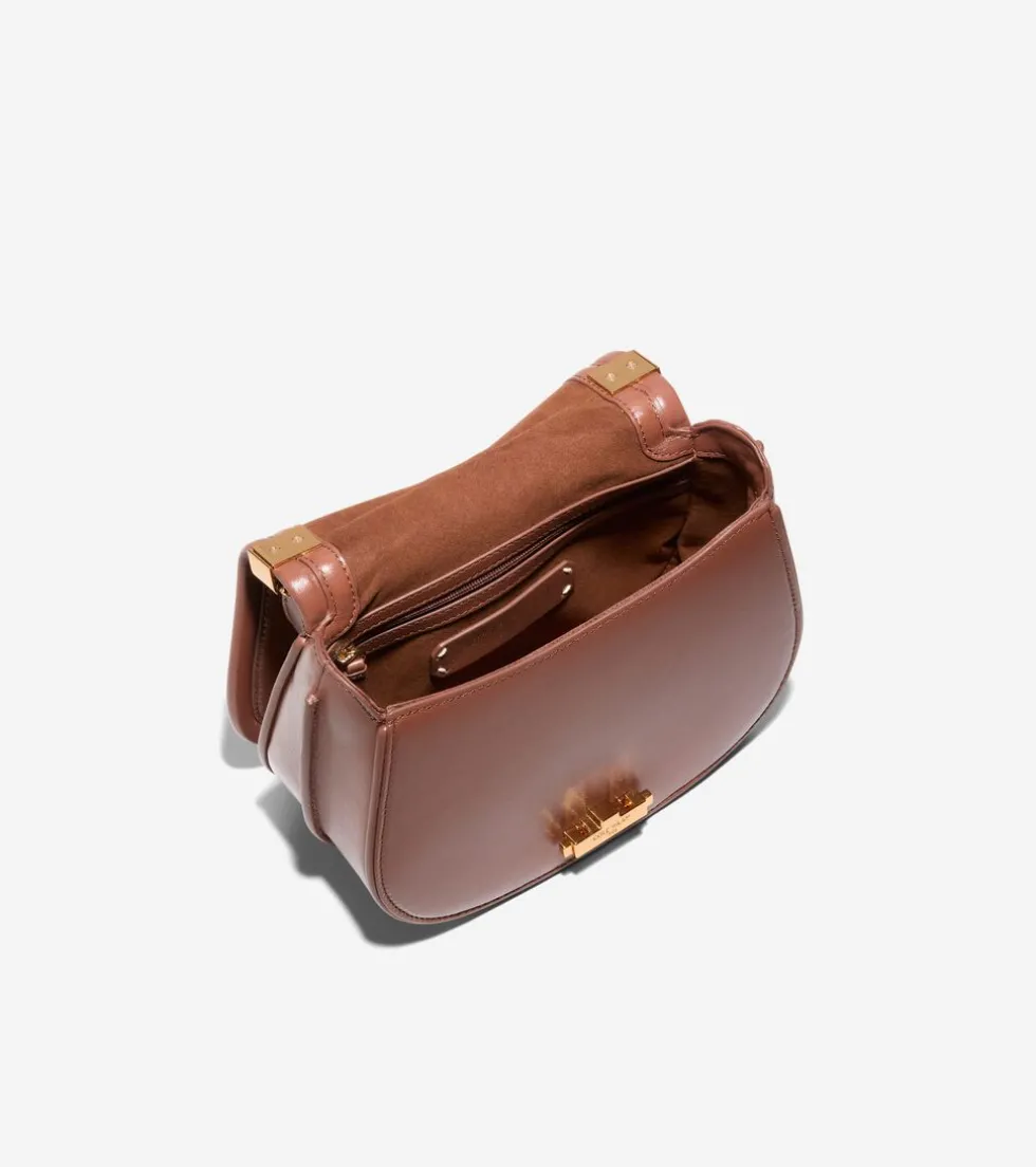 Cole Haan Crossbody Bags*Women's Celenea Saddle Bag Cuoio