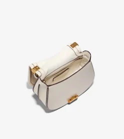 Cole Haan Crossbody Bags*Women's Celenea Saddle Bag Ivory