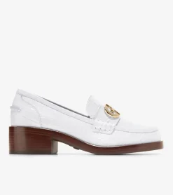 Cole Haan Dress Shoes|Loafers & Drivers*Women's Charlsie Loafers WhiteCroc