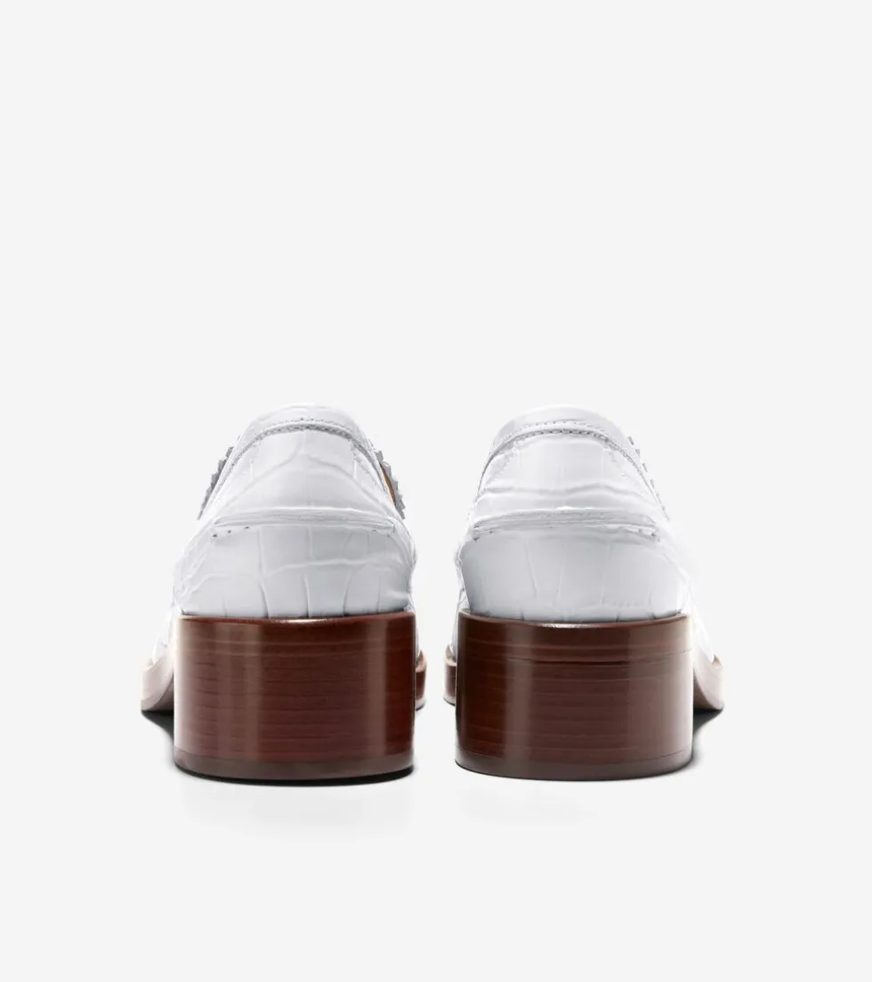 Cole Haan Dress Shoes|Loafers & Drivers*Women's Charlsie Loafers WhiteCroc