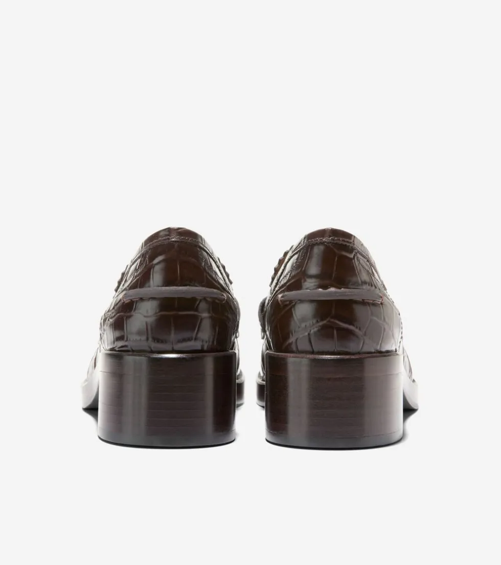 Cole Haan Dress Shoes|Loafers & Drivers*Women's Charlsie Loafers ChocolateCroc