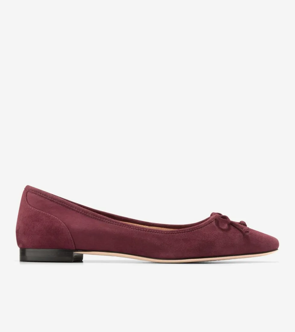 Cole Haan Dress Shoes|Flats & Ballets*Women's Chlea Ballet Flats Bloodstone