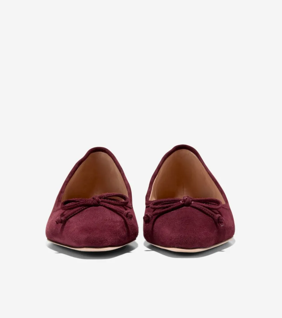 Cole Haan Dress Shoes|Flats & Ballets*Women's Chlea Ballet Flats Bloodstone