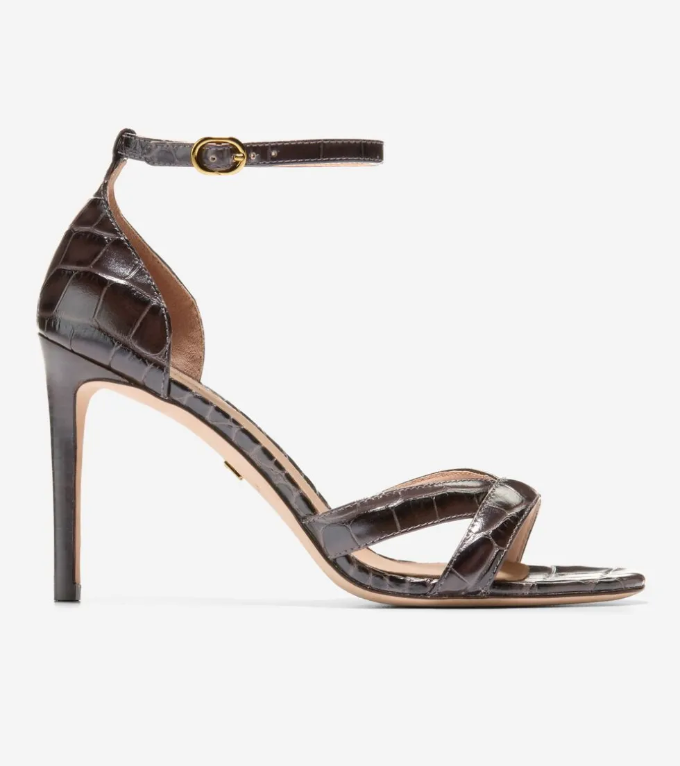 Cole Haan Dress Shoes|Heels & Pumps*Women's Christena Heeled Sandals ChocolateCrocPrint