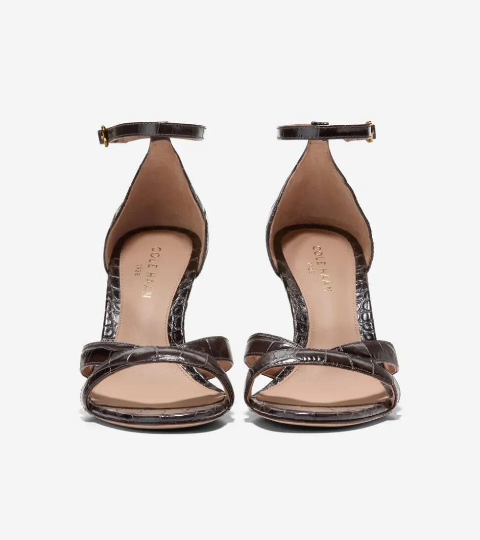 Cole Haan Dress Shoes|Heels & Pumps*Women's Christena Heeled Sandals ChocolateCrocPrint