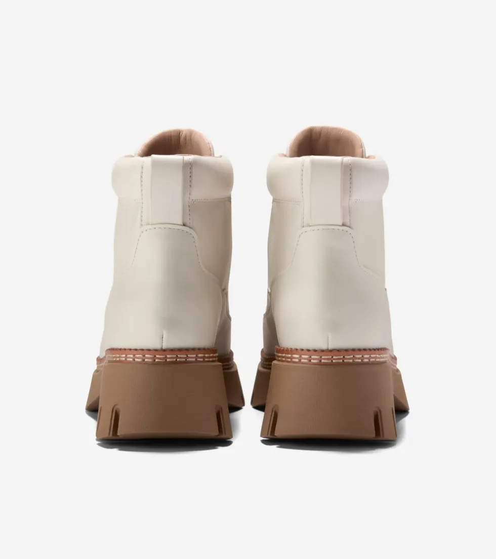 Cole Haan Boots*Women's Delilah Waterproof Lace-Up Boots Birch