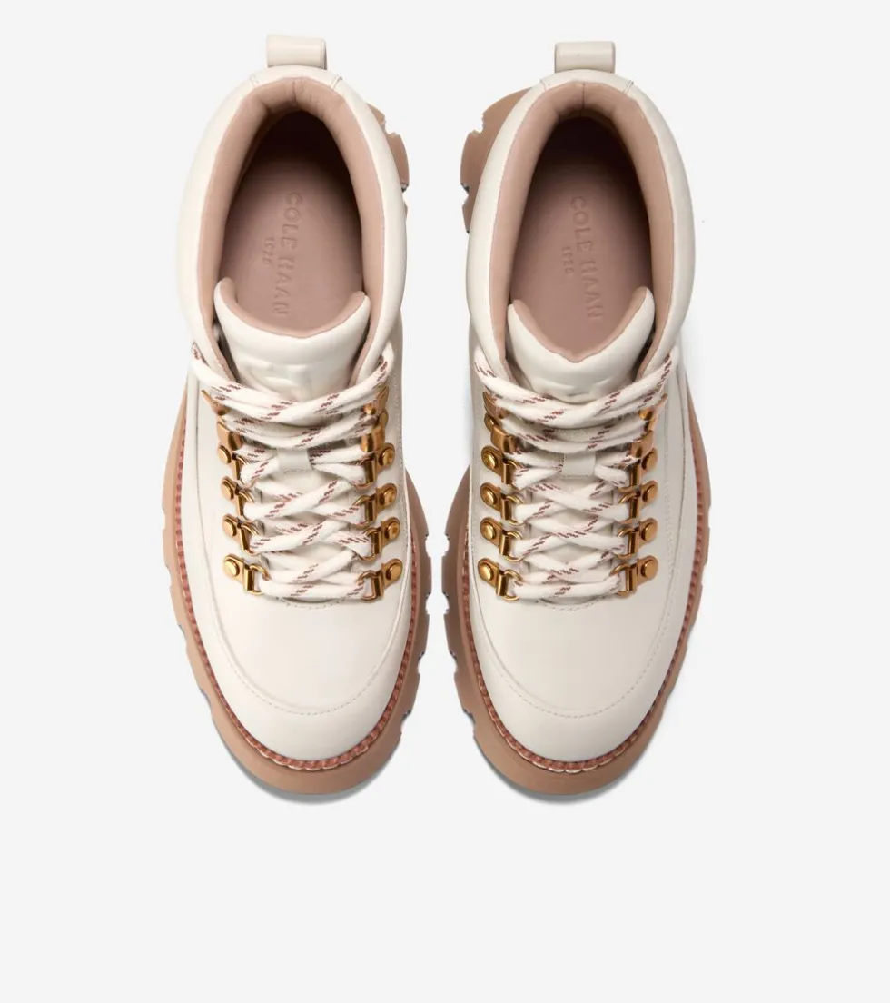 Cole Haan Boots*Women's Delilah Waterproof Lace-Up Boots Birch