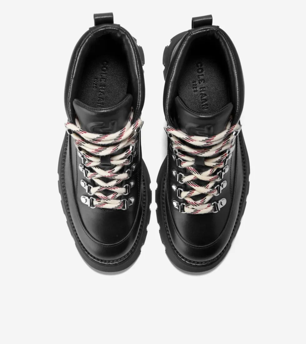 Cole Haan Boots*Women's Delilah Waterproof Lace-Up Boots Black