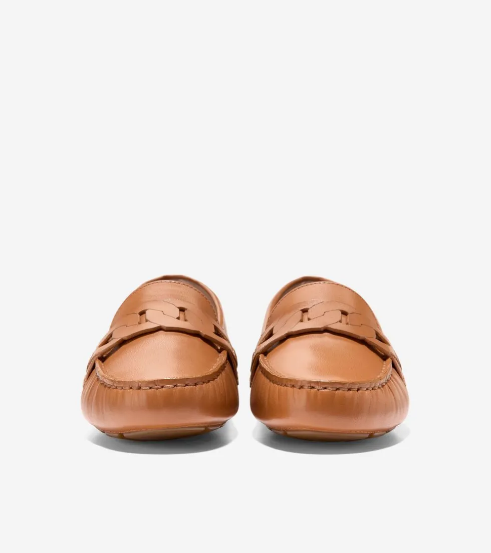 Cole Haan Dress Shoes|Loafers & Drivers*Women's Evelyn Chain Drivers Caramel