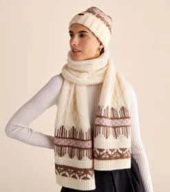 Cole Haan Hats, Gloves, & Scarves|Hats, Gloves, & Scarves*Women's Fair Isle Cuff Hat Natural