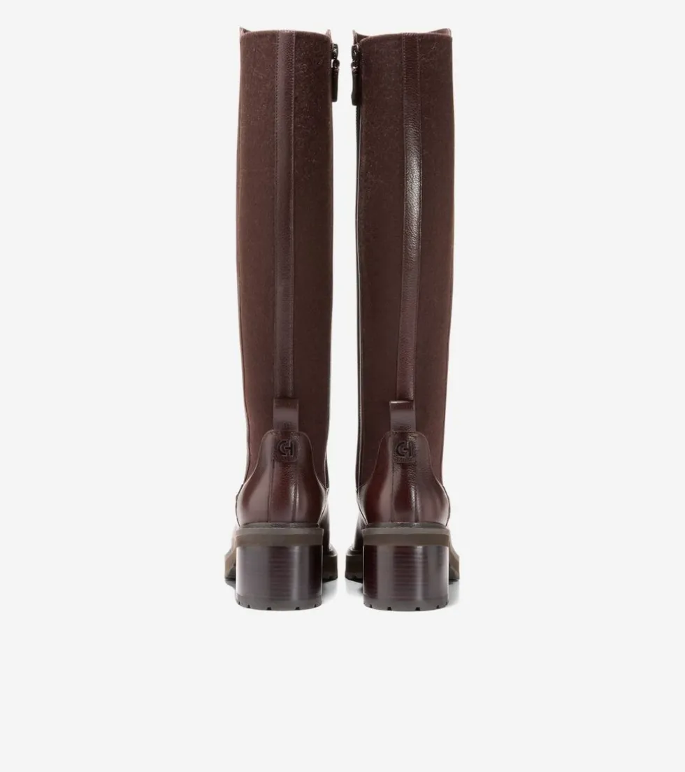 Cole Haan Boots*Women's Gema Tall Waterproof Lug Boots Madeira