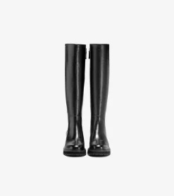 Cole Haan Boots*Women's Gema Tall Waterproof Lug Boots Black