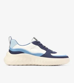 Cole Haan Sneakers*Women's Generation ZER&Oslash;GRAND II Court Sneakers Ivory-CelestialBlue