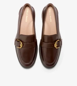 Cole Haan Loafers & Drivers*Women's Giana Buckle Loafers Chocolate