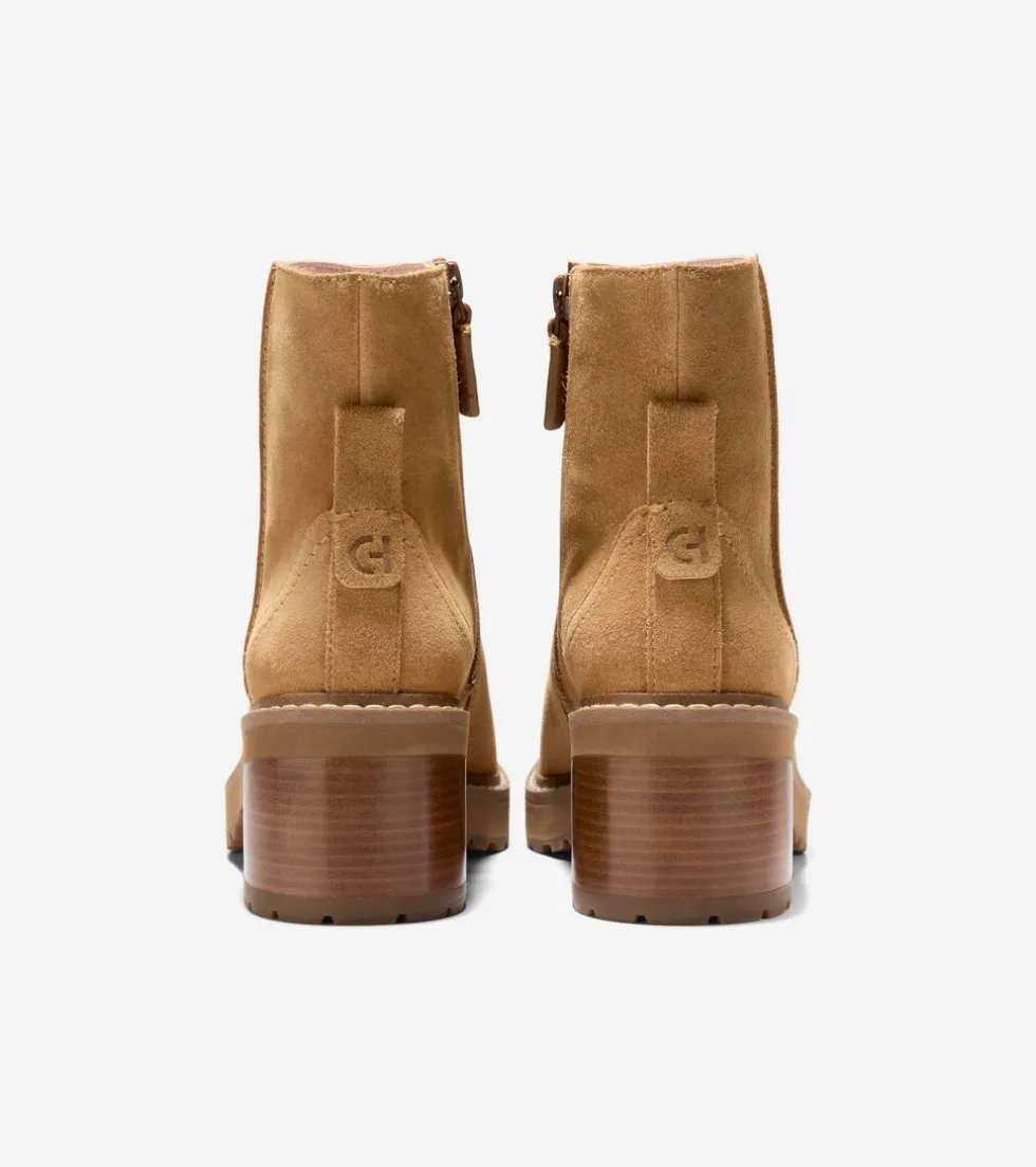 Cole Haan Boots*Women's Gillian Waterproof Lug Boots GoldenToffee