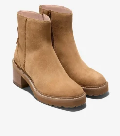 Cole Haan Boots*Women's Gillian Waterproof Lug Boots GoldenToffee