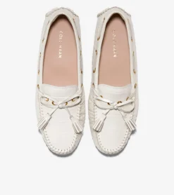 Cole Haan Loafers & Drivers*Women's Gissella Drivers IvoryCrocPrint