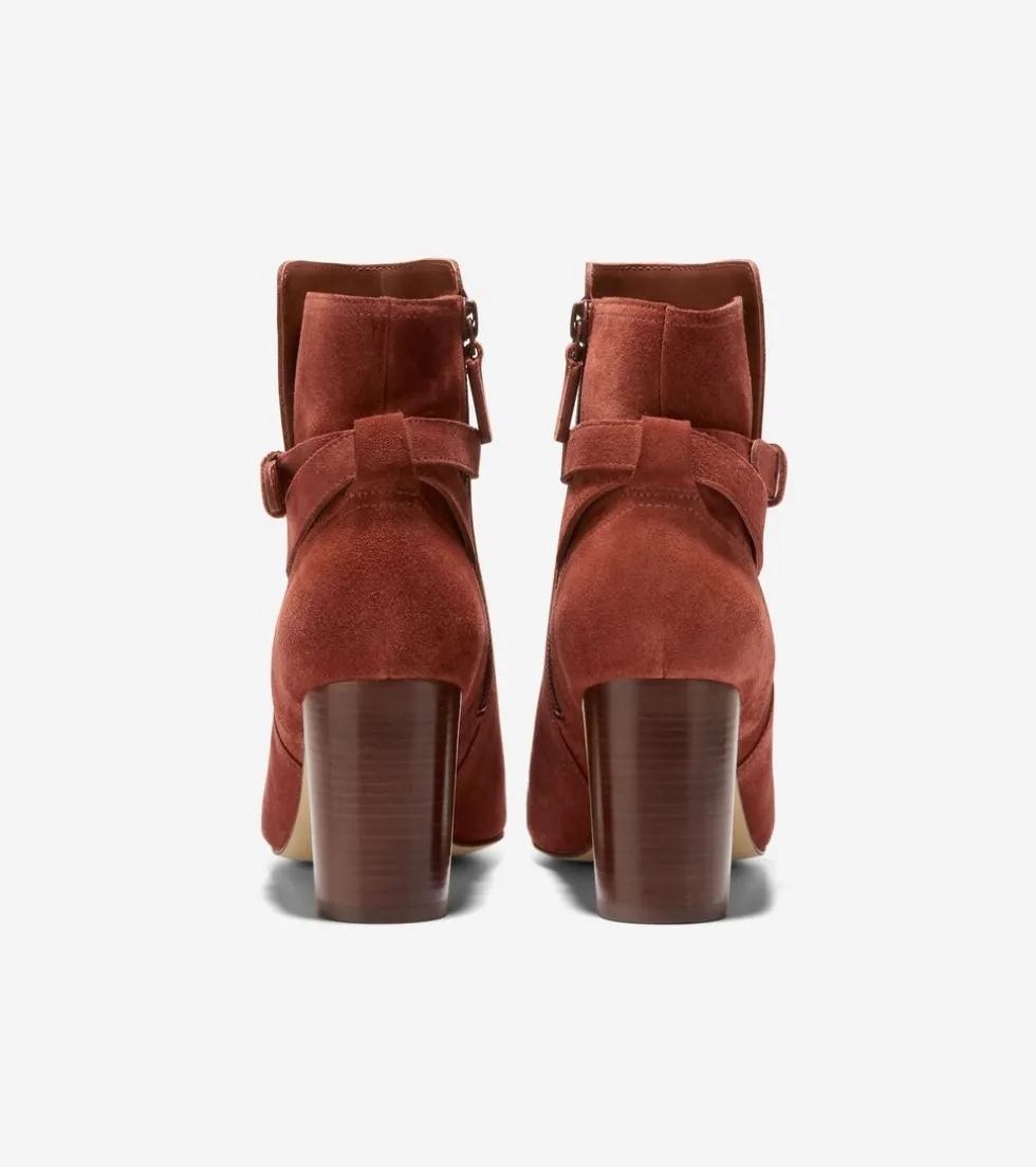 Cole Haan Boots*Women's Glendale Buckle Ankle Boots Cuoio