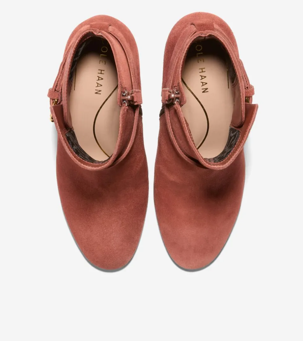 Cole Haan Boots*Women's Glendale Buckle Ankle Boots Cuoio