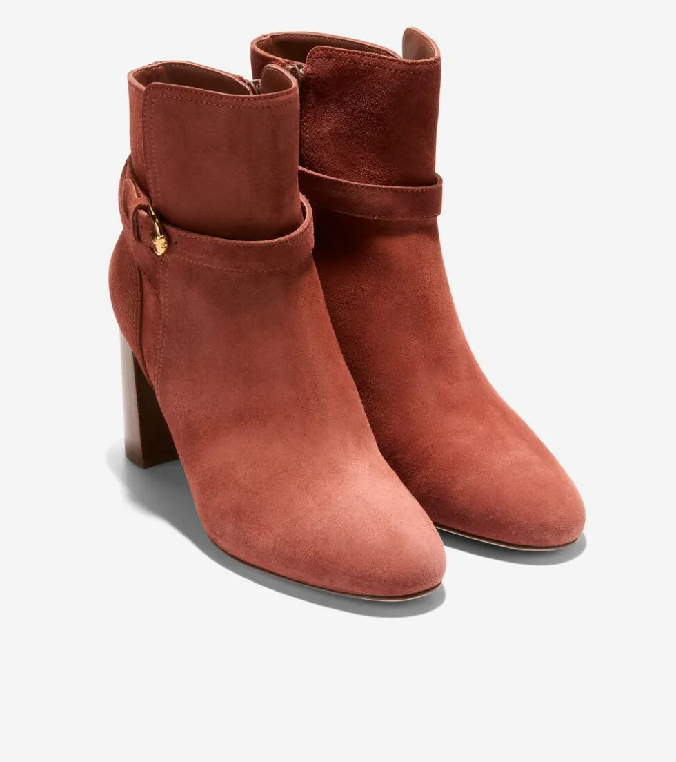 Cole Haan Boots*Women's Glendale Buckle Ankle Boots Cuoio
