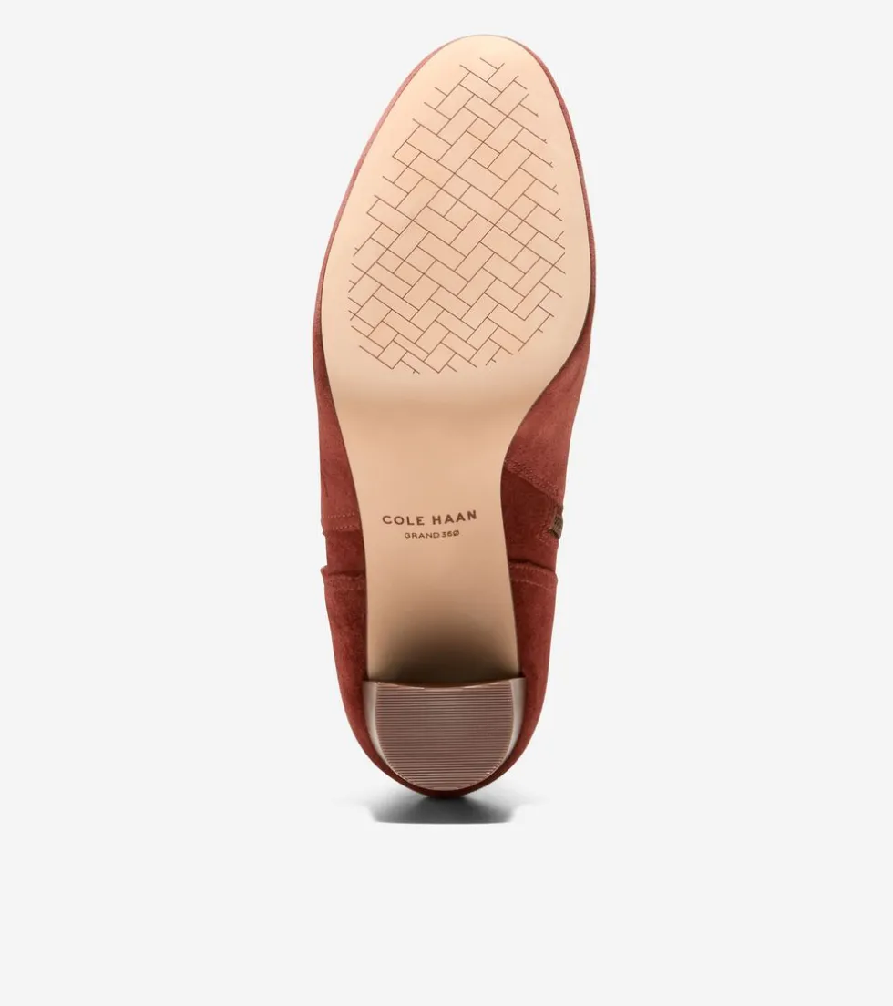 Cole Haan Boots*Women's Glendale Buckle Ankle Boots Cuoio