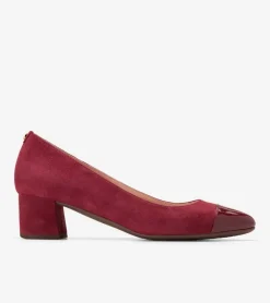 Cole Haan Dress Shoes|Heels & Pumps*Women's Go-To Block Heel Pumps 45MM BlackCherryPatent