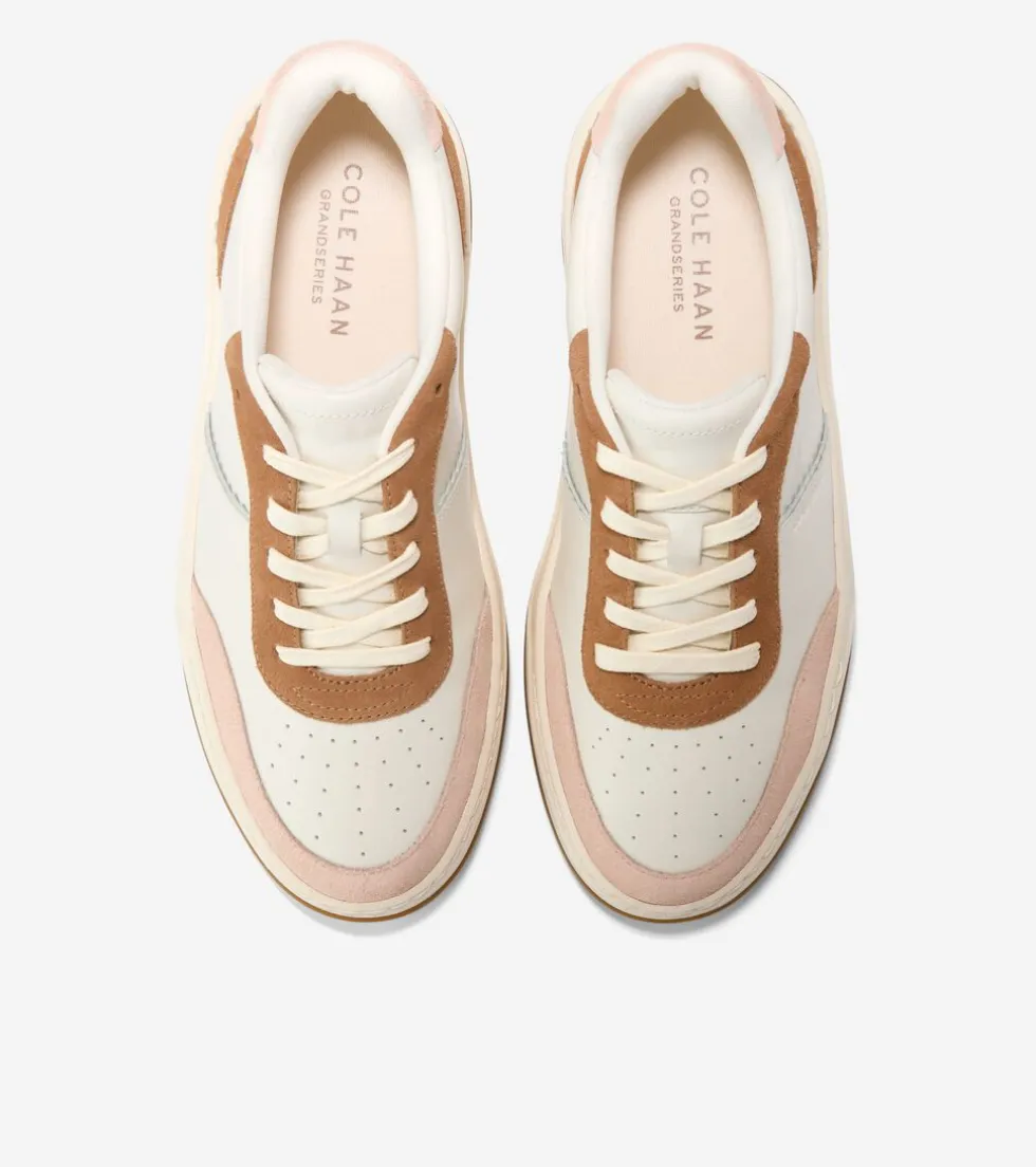 Cole Haan Sneakers*Women's Grandprø Carissa Sneakers Ivory-Porcelain-GoldenHoney