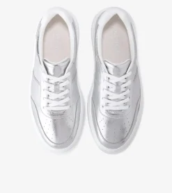 Cole Haan Sneakers*Women's GrandPr&oslash; Carissa Sneaker Silver-OpticWhite